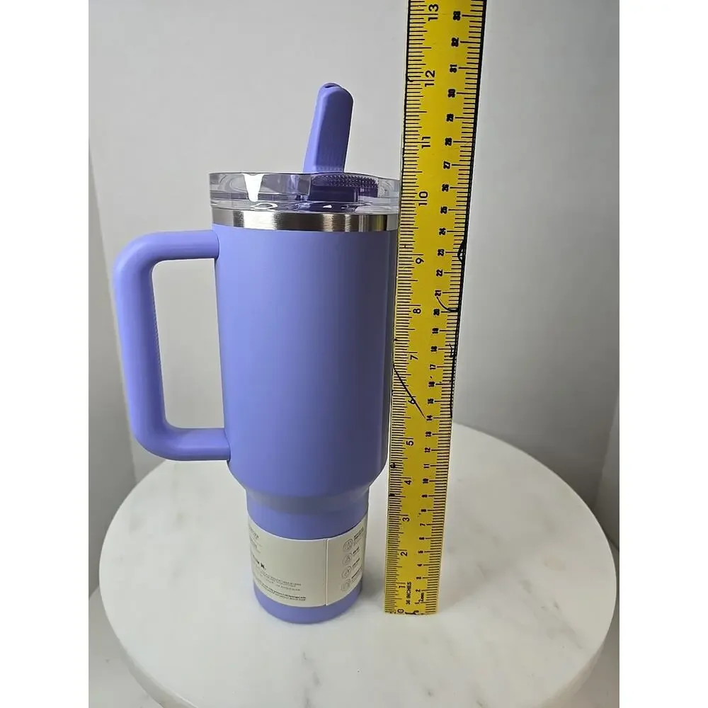 Stanley 40 oz Stainless Steel H2.0 Flowstate Quencher Tumbler Hydrangea
